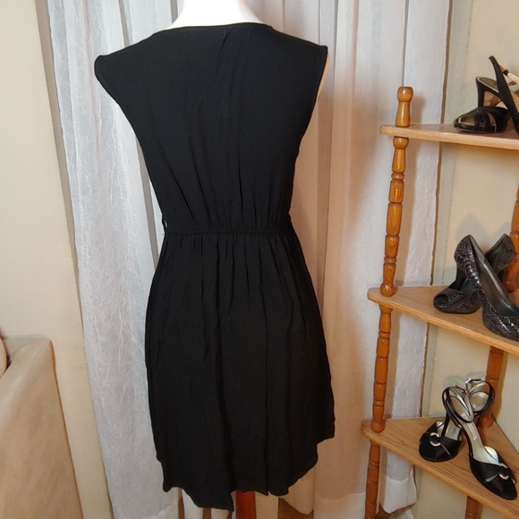 Ya Los Angeles Dress Small Black Red Sleeveless - Picture 5 of 8